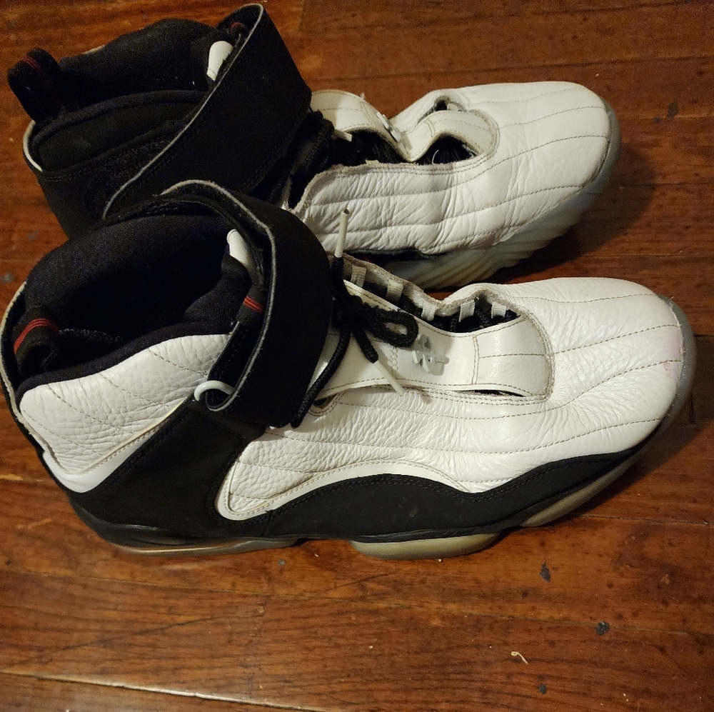 Nike Air Penny 4 black red sz 14 - Picture 11 of 11